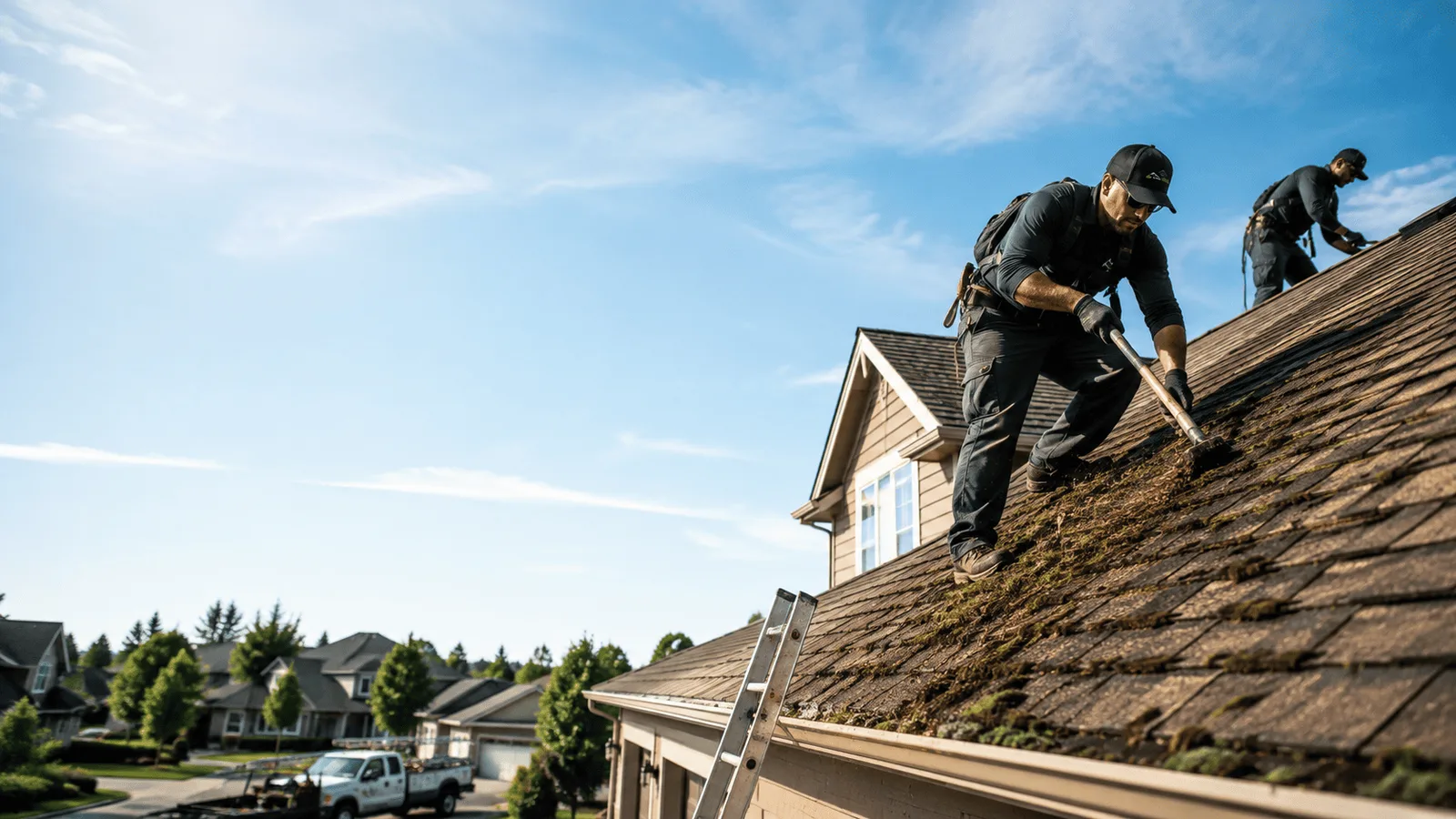 Roof Moss Removal in New Berlin, IL near me